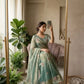 Beaded Floral Butta Saree