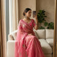 Beaded Floral Butta Saree