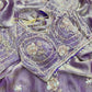 Beaded Floral Butta Saree