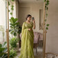 Beaded Floral Butta Saree