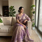 Beaded Floral Butta Saree