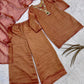 Beaded Latkan Crinkle Silk Kurta