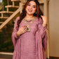 Beaded Latkan Crinkle Silk Kurta