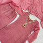 Beaded Latkan Crinkle Silk Kurta