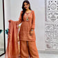 Beaded Latkan Crinkle Silk Kurta