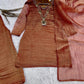 Beaded Latkan Crinkle Silk Kurta