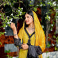 Beautiful Beads work Straight Suit Set for Festive and Family Occasions
