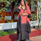 Beautiful Beads work Straight Suit Set for Festive and Family Occasions