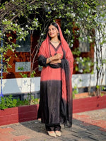 Beautiful Beads work Straight Suit Set for Festive and Family Occasions