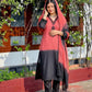 Beautiful Beads work Straight Suit Set for Festive and Family Occasions
