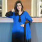 Beautiful Beads work Straight Suit Set for Festive and Family Occasions