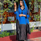 Beautiful Beads work Straight Suit Set for Festive and Family Occasions