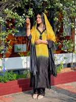 Beautiful Beads work Straight Suit Set for Festive and Family Occasions