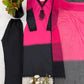 Beautiful Beads work Straight Suit Set for Festive and Family Occasions