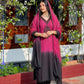 Beautiful Beads work Straight Suit Set for Festive and Family Occasions