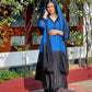 Beautiful Beads work Straight Suit Set for Festive and Family Occasions