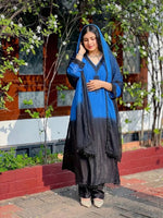 Beautiful Beads work Straight Suit Set for Festive and Family Occasions
