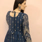 Beautiful Georgette Sequin Wave Anarkali Gown Set