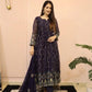 Beautiful Georgette Sequin Wave Anarkali Gown Set