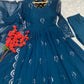 Beautiful Georgette Sequin Wave Anarkali Gown Set