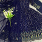 Beautiful Georgette Sequin Wave Anarkali Gown Set
