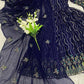 Beautiful Georgette Sequin Wave Anarkali Gown Set
