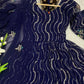 Beautiful Georgette Sequin Wave Anarkali Gown Set