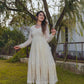 Beautiful Georgette Sequin Wave Anarkali Gown Set