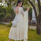Beautiful Georgette Sequin Wave Anarkali Gown Set