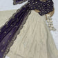 Beautiful Lehenga Choli with Zari Sequin Dupatta for Wedding Festive Party Wear