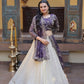 Beautiful Lehenga Choli with Zari Sequin Dupatta for Wedding Festive Party Wear