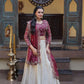 Beautiful Lehenga Choli with Zari Sequin Dupatta for Wedding Festive Party Wear