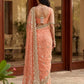 Beautiful Net Saree with Pearl Diamond Embroidery