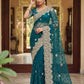 Beautiful Net Saree with Pearl Diamond Embroidery