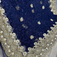Beautiful Net Saree with Pearl Diamond Embroidery