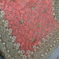 Beautiful Net Saree with Pearl Diamond Embroidery