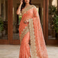Beautiful Net Saree with Pearl Diamond Embroidery