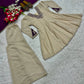 Beige Pearl Sharara Set