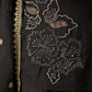 Black Beadwork Sharara Set