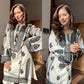 Black Chain Stitch work with White Kurta Set