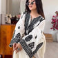 Black Chain Stitch work with White Kurta Set