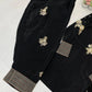 Black Crape Silk Embroidered Suit Set with Palazzo & Georgette Dupatta