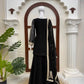 Black Cross Stitch Kurti Palazzo Set