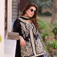Black Cross Stitch Kurti Palazzo Set