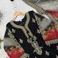 Black Floral Cutwork Suit