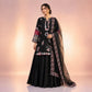 Black Floral Cutwork Suit