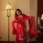 Black Gold Embroidery Gharara Set with Dupatta
