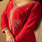 Black Gold Embroidery Gharara Set with Dupatta