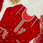 Black Gold Embroidery Gharara Set with Dupatta