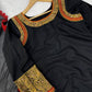 Black Kashmiri Thread Tunic Set